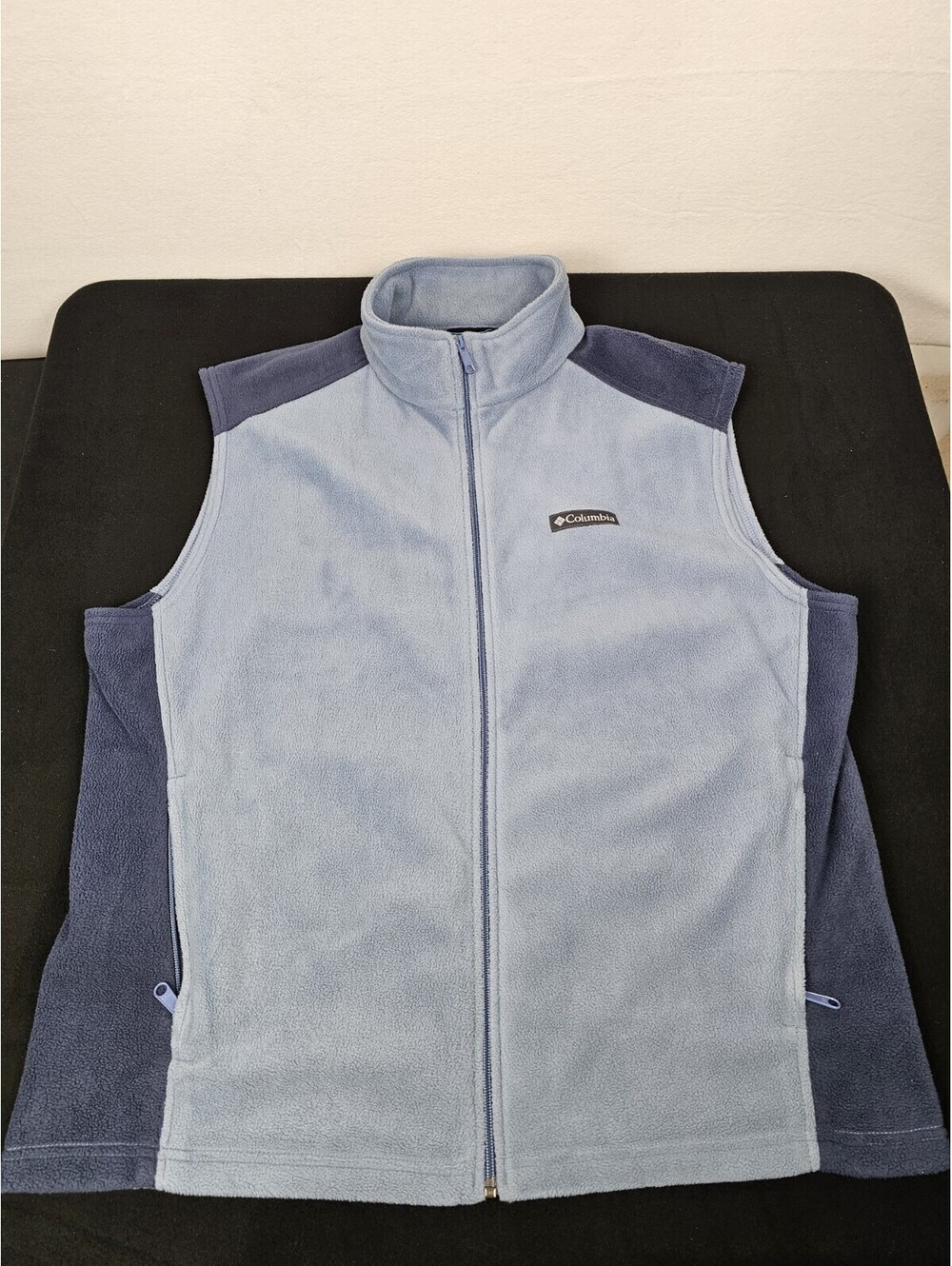NWT Columbia Men's XL Fleece Vest Two Tone Blue
